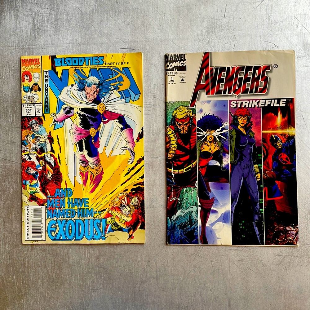 🔥3 lots/$10- 2 Vintage Marvel Comics from 1993-1994